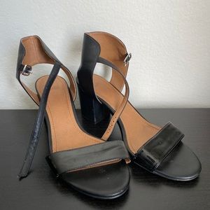 Black Heeled Sandals